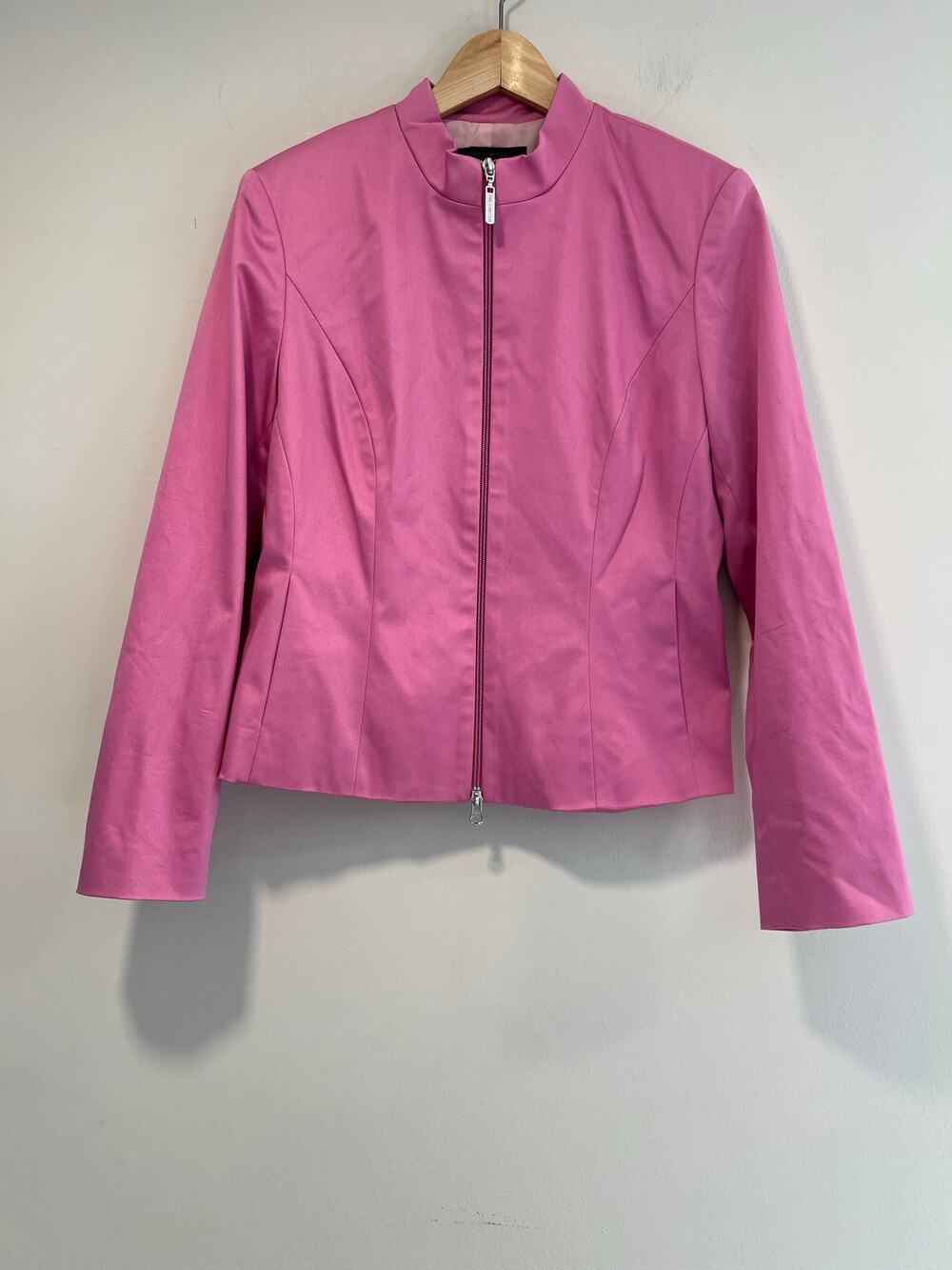 The Limited Zip Up Business Jacket Bubblegum Stretch Size Medium JL